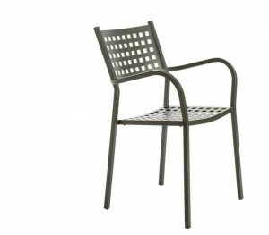 Vermobil Штабелируемый металлический садовый стул с подлокотниками Alice Ch1550