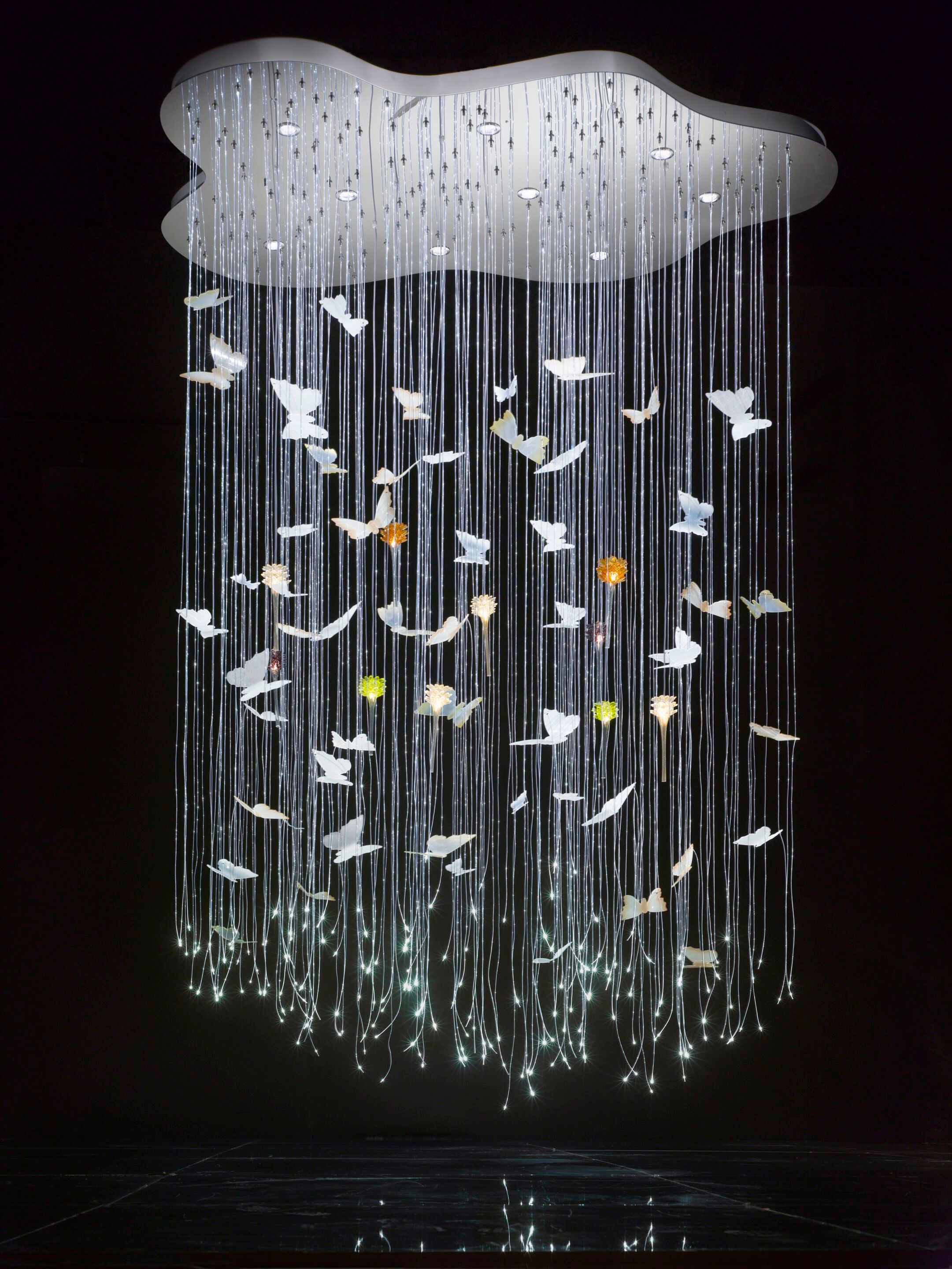 Стеклянный подвесной светильник Patrizia Volpato Butterfly ARCH-00108924 - Вид №1