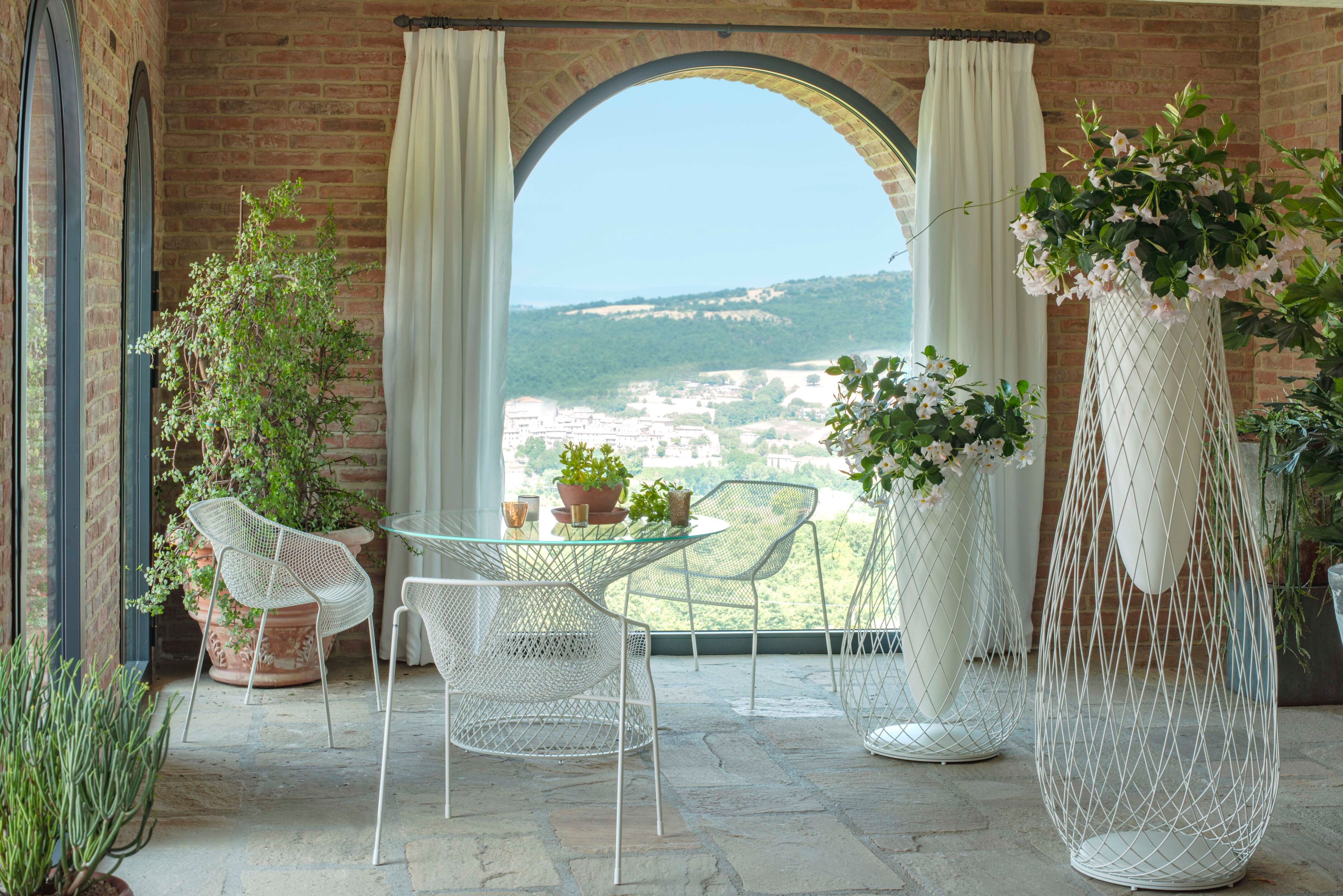 Стальной и хрустальный садовый столик emu Heaven ARCH-00090000 - Вид №3