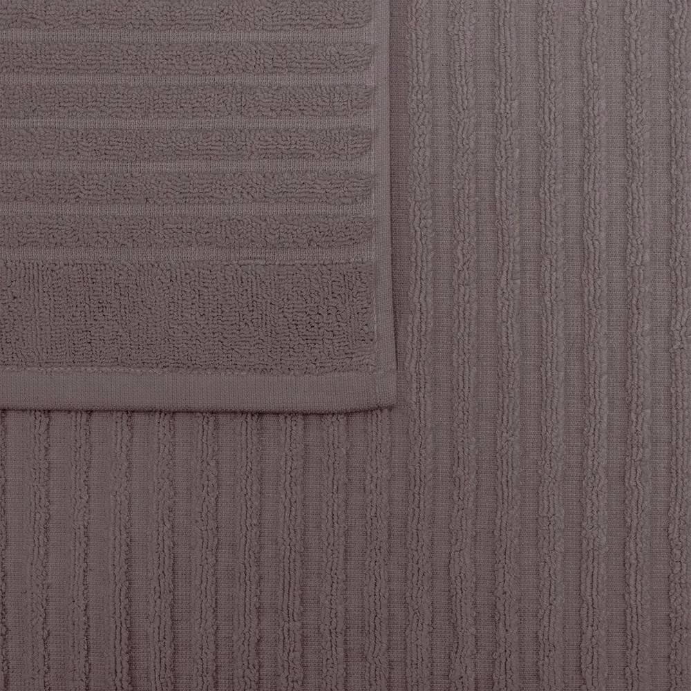 Полотенце махровое Enna 50x80 см цвет серо-коричневый Santreyd STLM-2109118 - Вид №1