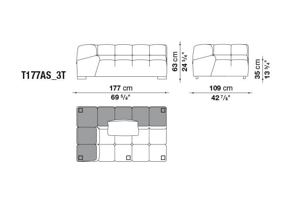 Модульный диван B&B Italia Tufty Time ARCH-00144354 - Вид №32
