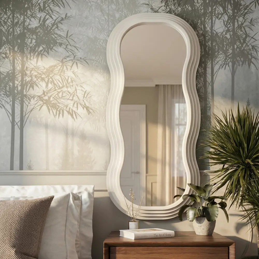 Зеркало декоративное Nuage фигурное 55x125 см пластик цвет белый Santreyd STLM-2156418 - Вид №5