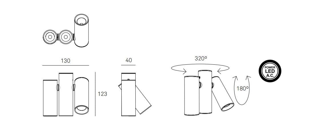 Регулируемый светодиодный прожектор Milan Iluminacion Haul ARCH-00075776 - Вид №6