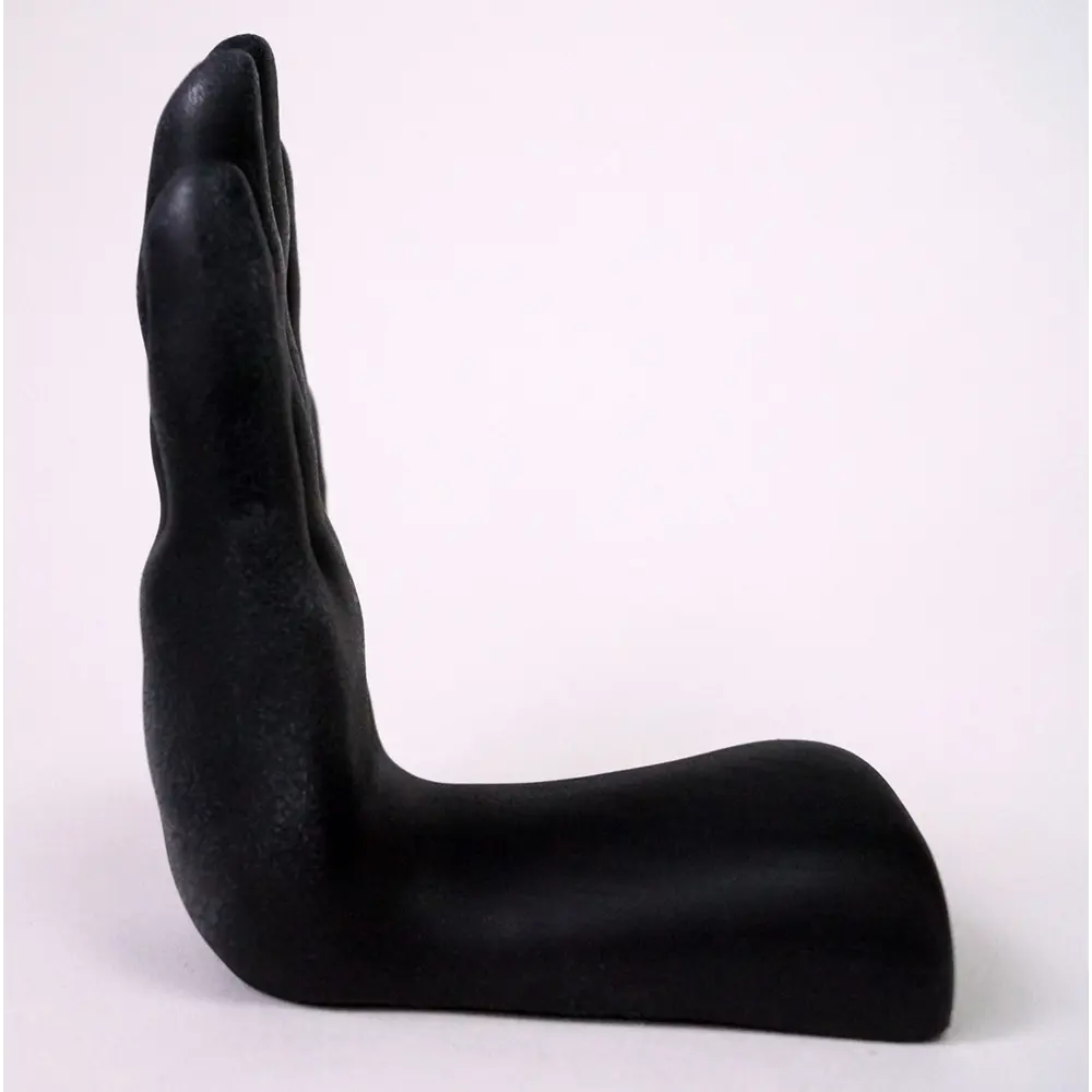 Подставка Ладонь гипс 12.5x9.5x16 см цвет черный EVIS STLM-2203015 - Вид №1