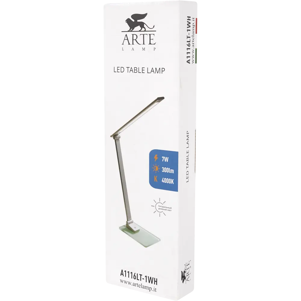 Лампа настольная светодиодная «Gloss» 7 Вт, цвет белый Arte Lamp STLM-2099451 - Вид №6