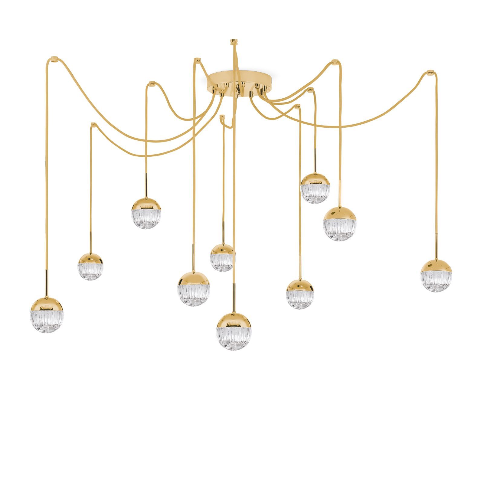 Латунь и Кристалл подвесной светильник Orion ARCH-00000379 - Вид №10