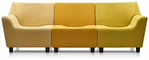 Herman Miller Секционный модульный диван из ткани Swoop