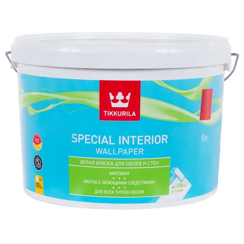 Краска для обоев Special Wallpaper база C 9 л Tikkurila STLM-2166486