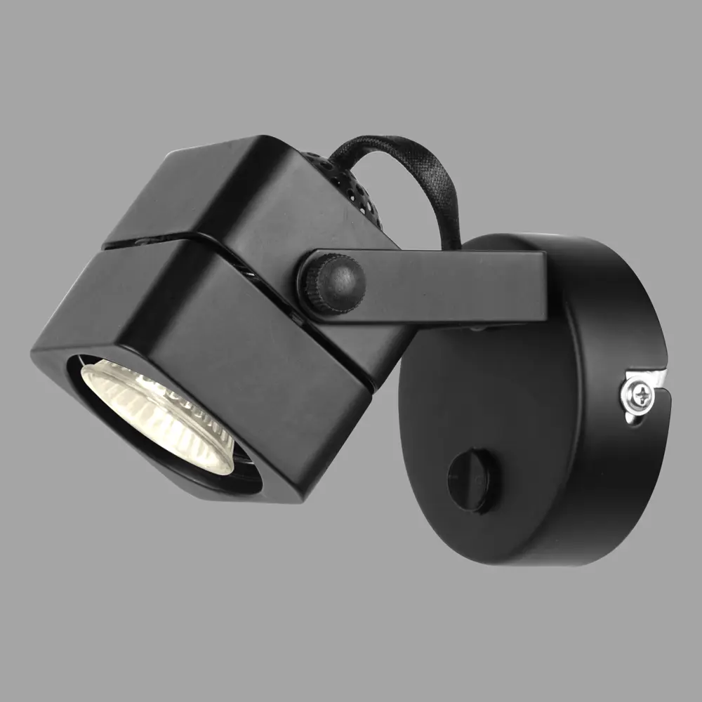 Спот поворотный Lene 1хGU10х50 Вт металл цвет чёрный Arte Lamp STLM-2133613 - Вид №3