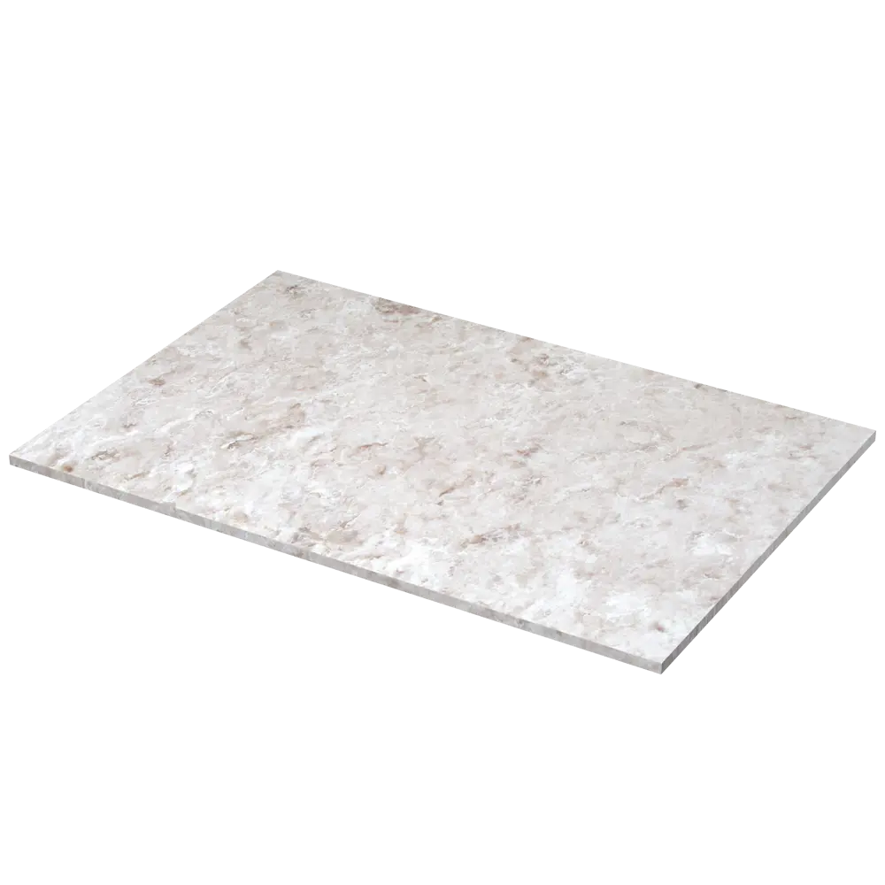 Столешница Раффиа 120x80x2 см искусственный камень цвет бежевый 83729638 STLM-2014824 Santreyd - Вид №5