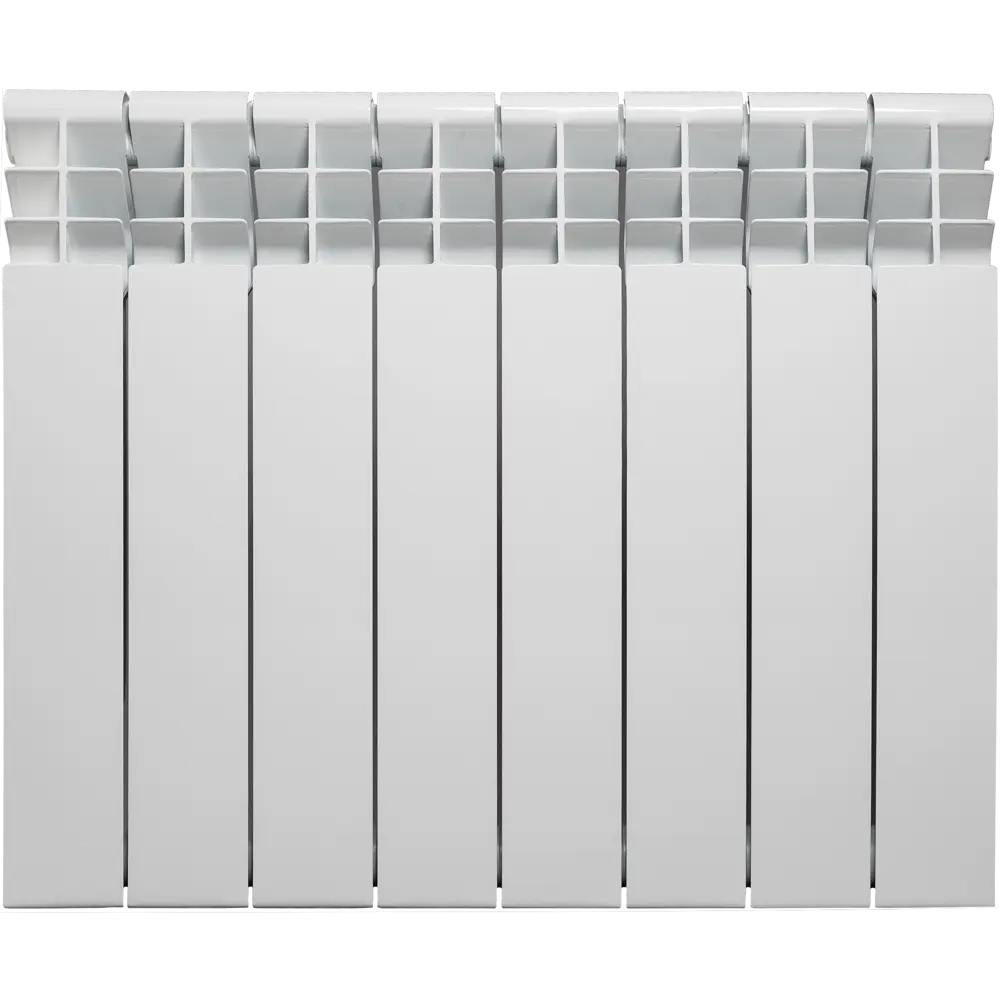 Радиатор Vittoria Плюс 500/87 8 секций боковое подключение биметалл белый Royal Thermo STLM-2072765