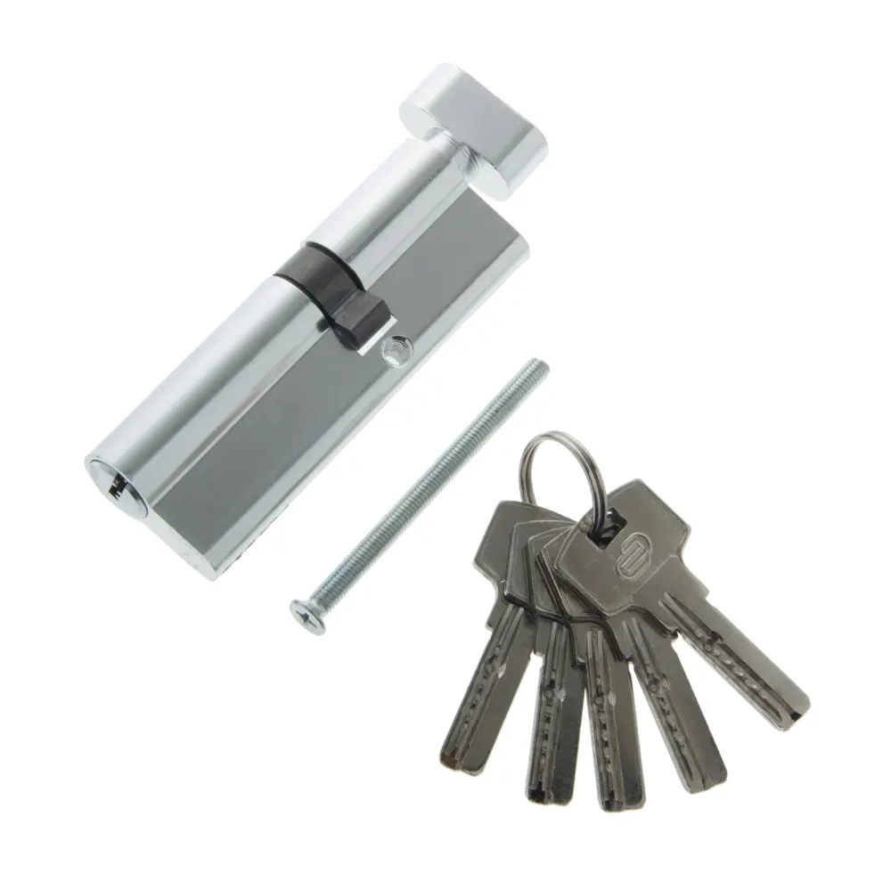 Цилиндр Standers ключ/вертушка 35х55 хром, TT-CANB355CR STLM-2097427 - Вид №1