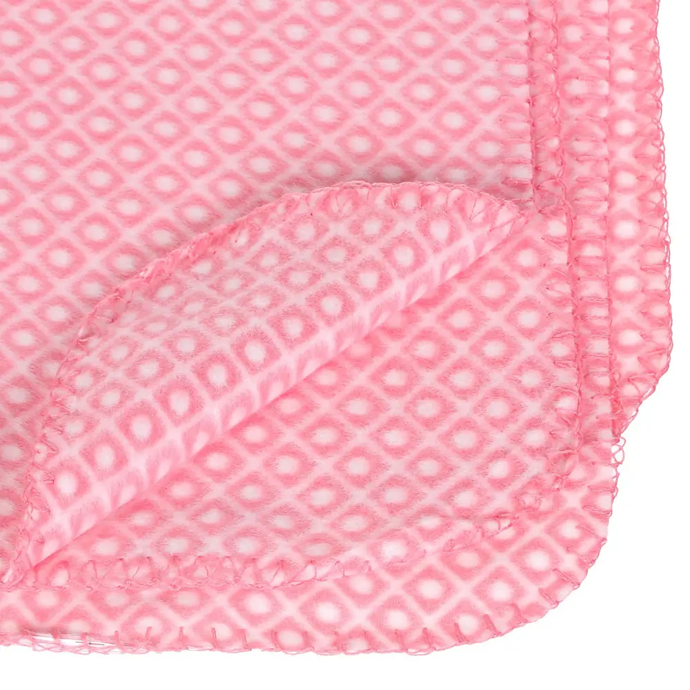 Плед флисовый «Play» 130х170 см цвет розовый BELEZZA STLM-2110561 - Вид №2