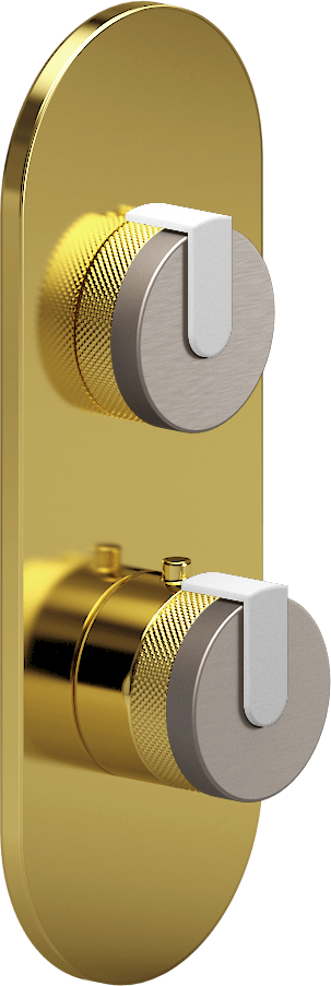 E-8026-R1SNE0-L1WT-AU-T Планка M-Series с 2 ручками - Внешняя часть GRAFF MOD+