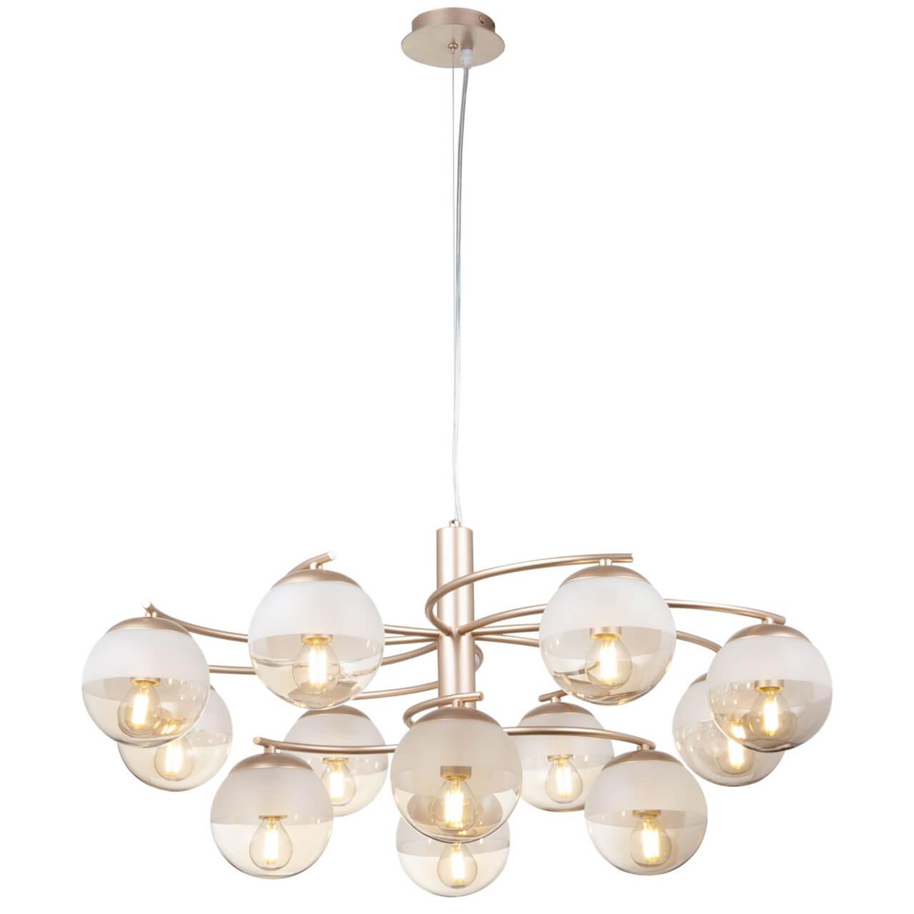 Подвесная люстра Freya Ostin FR5018PL-12G FREYA ДИЗАЙНЕРСКИЕ, OSTIN 312780 Янтарный  - Вид №3