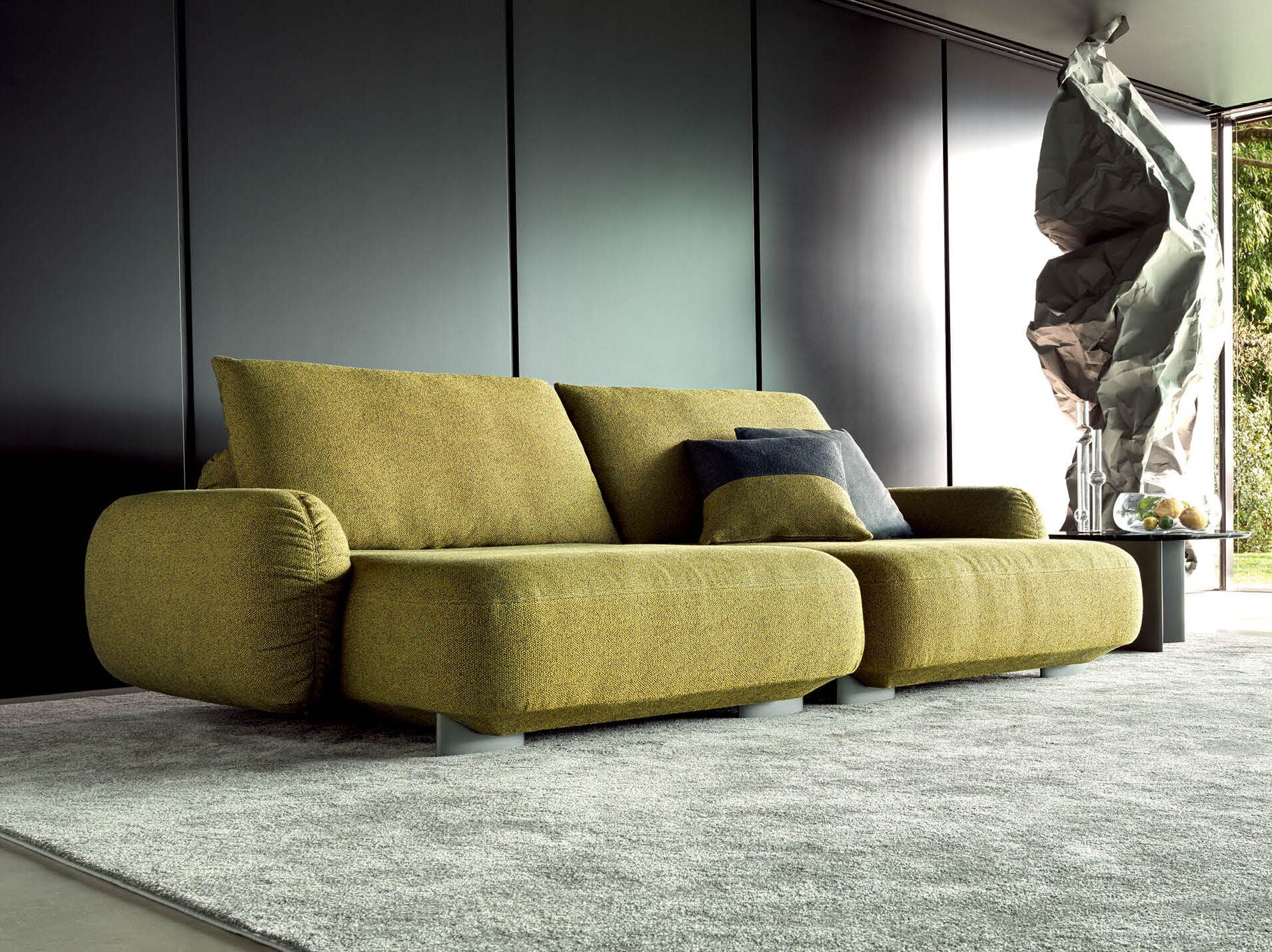 4-местный модульный тканевый диван BertO IGGY CINEMA ARCH-00126455