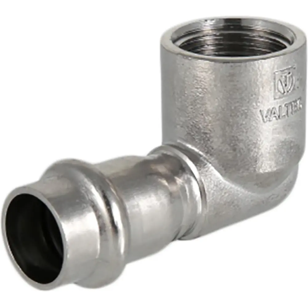 Угол комбинированный 90° Valtec 3/4"x22 мм ВР нержавеющая сталь 82563745 STLM-2130225 