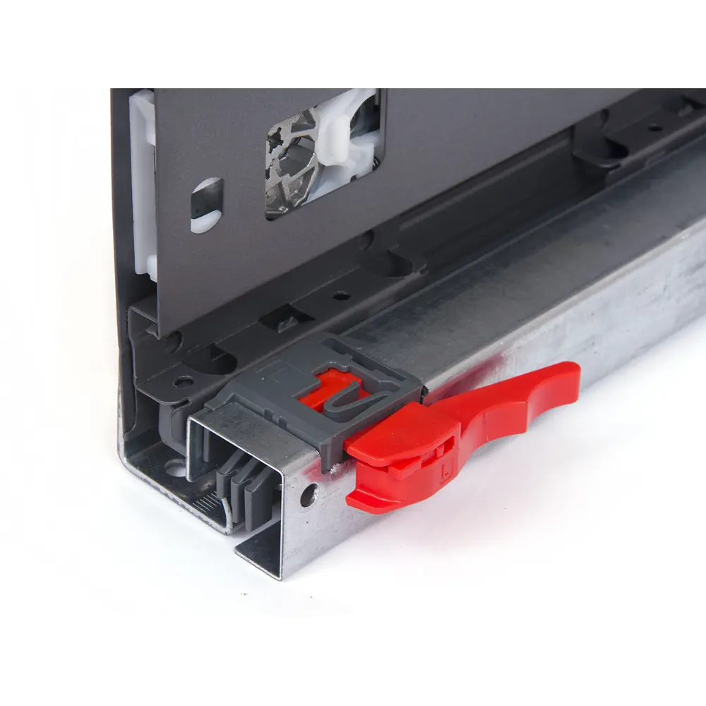 Комплект роликовых направляющих Flowbox h58 450 мм, сталь, цвет антрацит 85441345 STLM-2014444 Santreyd  - Вид №3