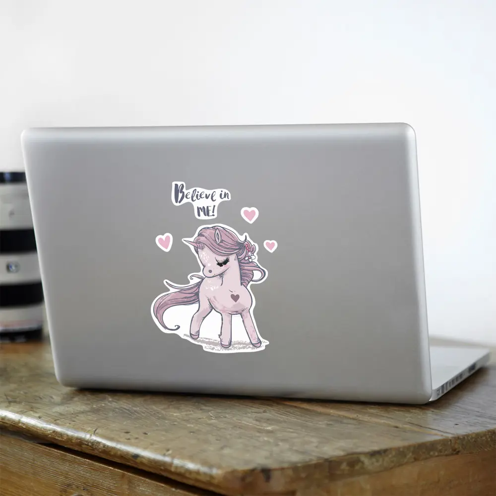 Наклейка Поверь в единорога 17x23 см Santreyd STLM-2135076 - Вид №4