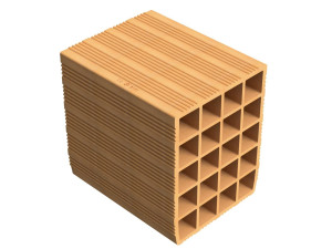 Перфорированный кирпич для перегородок и заливки