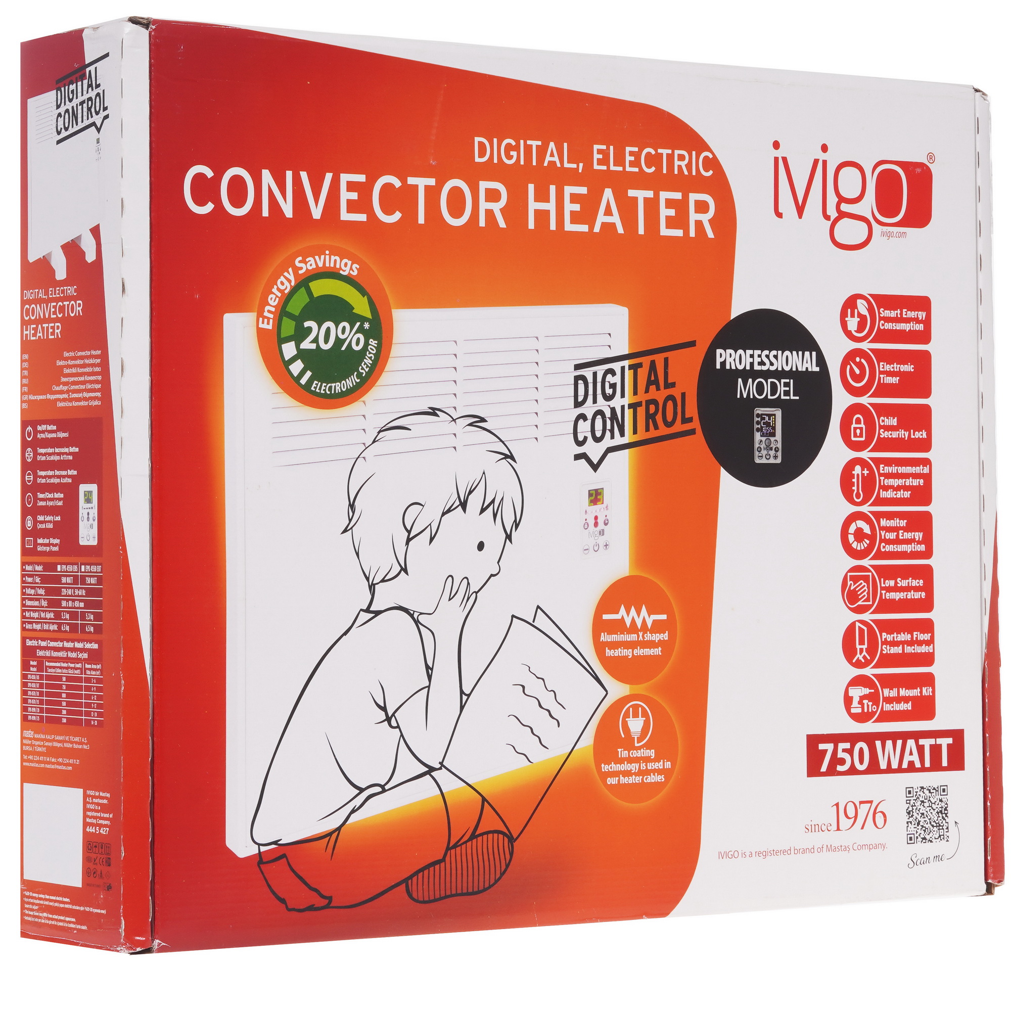 9935430 Конвектор iVigo EPK4550P07 STDN-0127478 - Вид №11