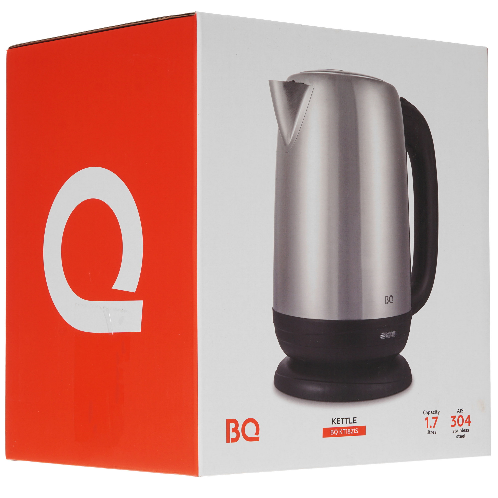 8194663 Электрочайник BQ KT1821S серебристый STDN-0009312 - Вид №5