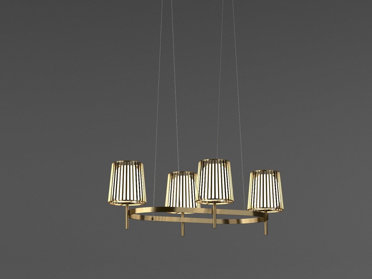 Металлический светодиодный подвесной светильник Quasar ARCH-00149209 - Вид №1