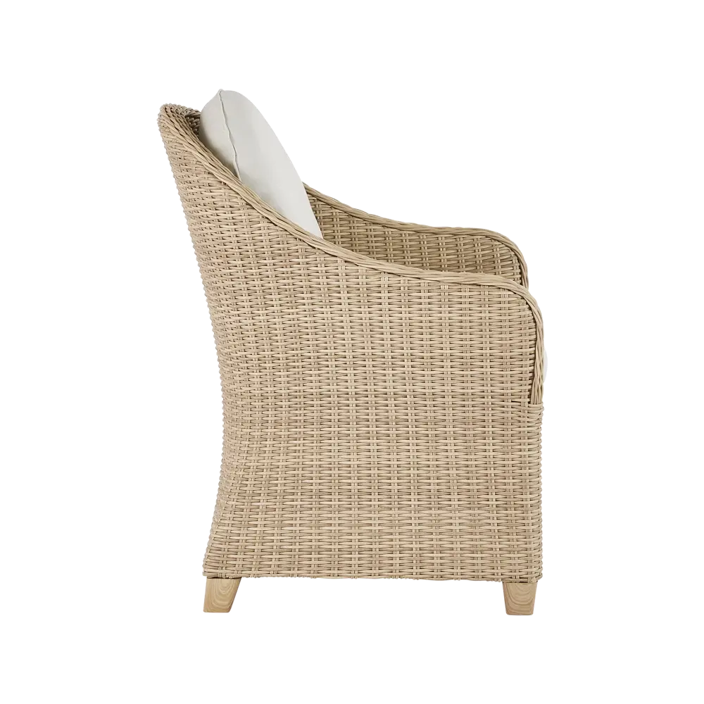 Кресло садовое NATERIAL Medena с подушками - алюминий и искусственный ротанг 87082102 STLM-0073136 - Вид №3