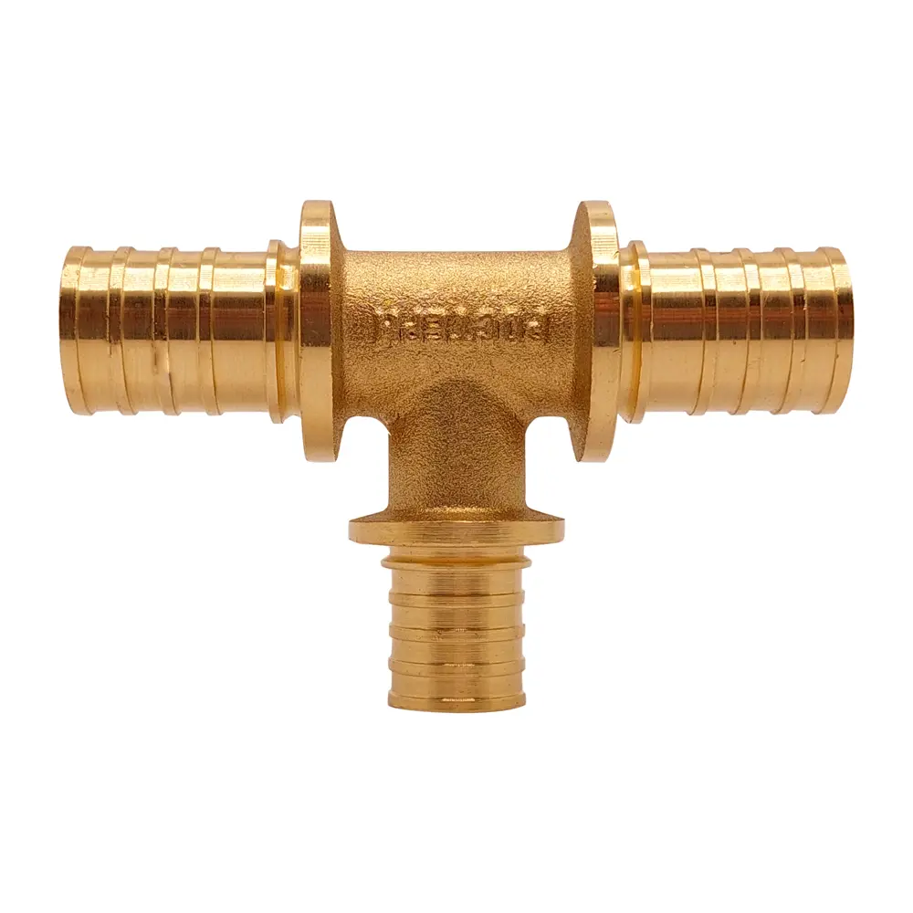 Тройник переходной Ростерм 20x16x20 мм латунь STLM-2017902 - Вид №1