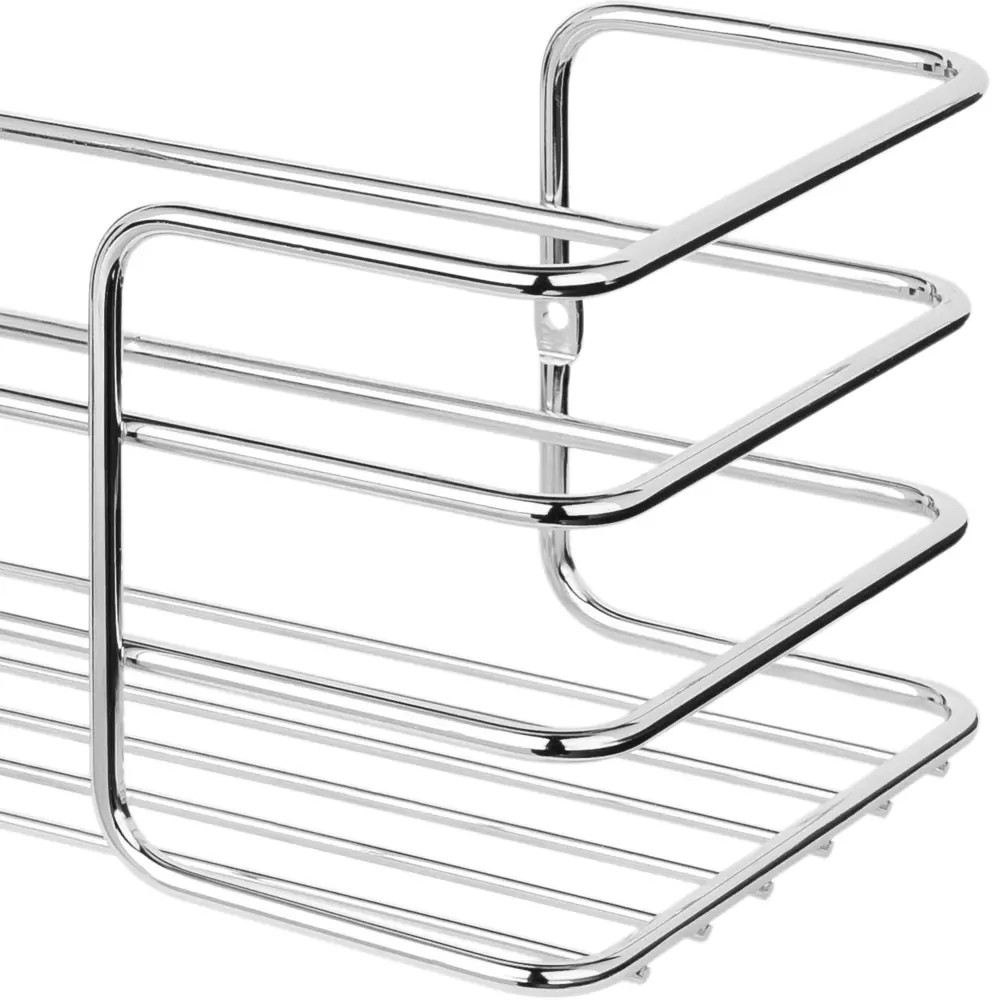 Полка прямая 13.5х30х11 см цвет хром ЧМЗ Новые горизонты STLM-2189400 - Вид №1