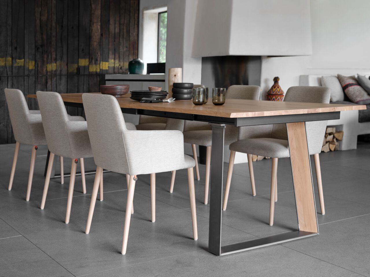 Мягкий тканевый стул с подлокотниками Mobitec Rob ARCH-00128534 - Вид №4