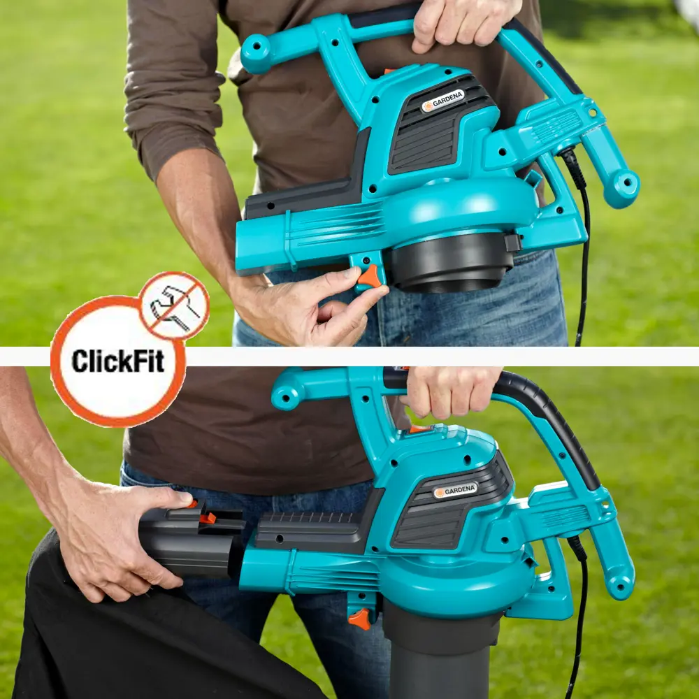 Пылесос-воздуходувка электрическая Gardena ErgoJet 3000 Вт STLM-2165245 - Вид №19