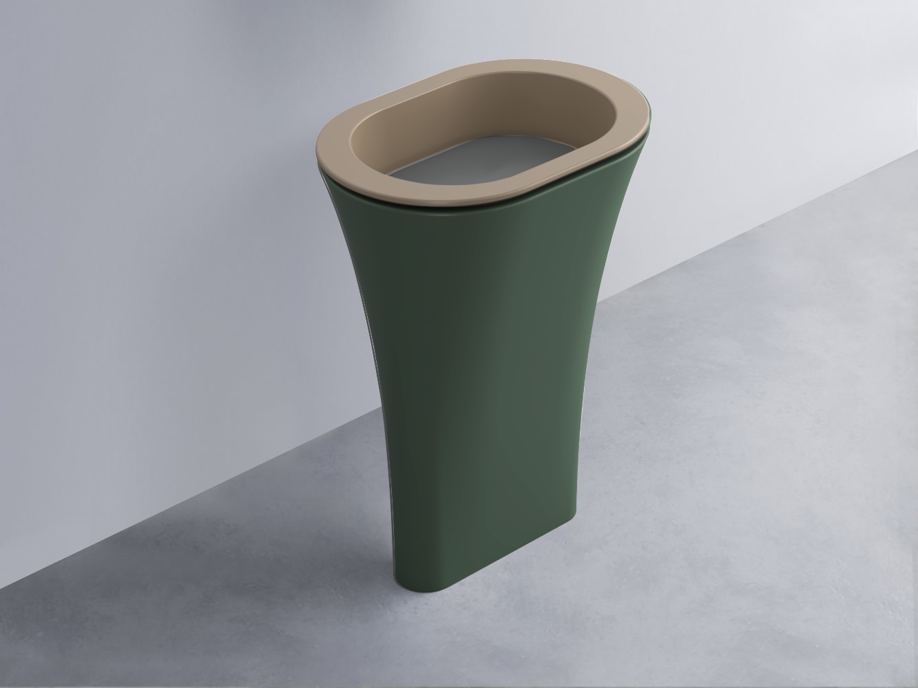 AMLA65-AN+AMPILO-CM+AMCOLO-MU Раковина Amedeo Ovale отдельностоящая cielo Enjoy + Amedeo Ceramica Cielo