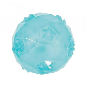 ПР0042074 Игрушка для собак Мяч термопластичная резина бирюзовая 6см ZOLUX