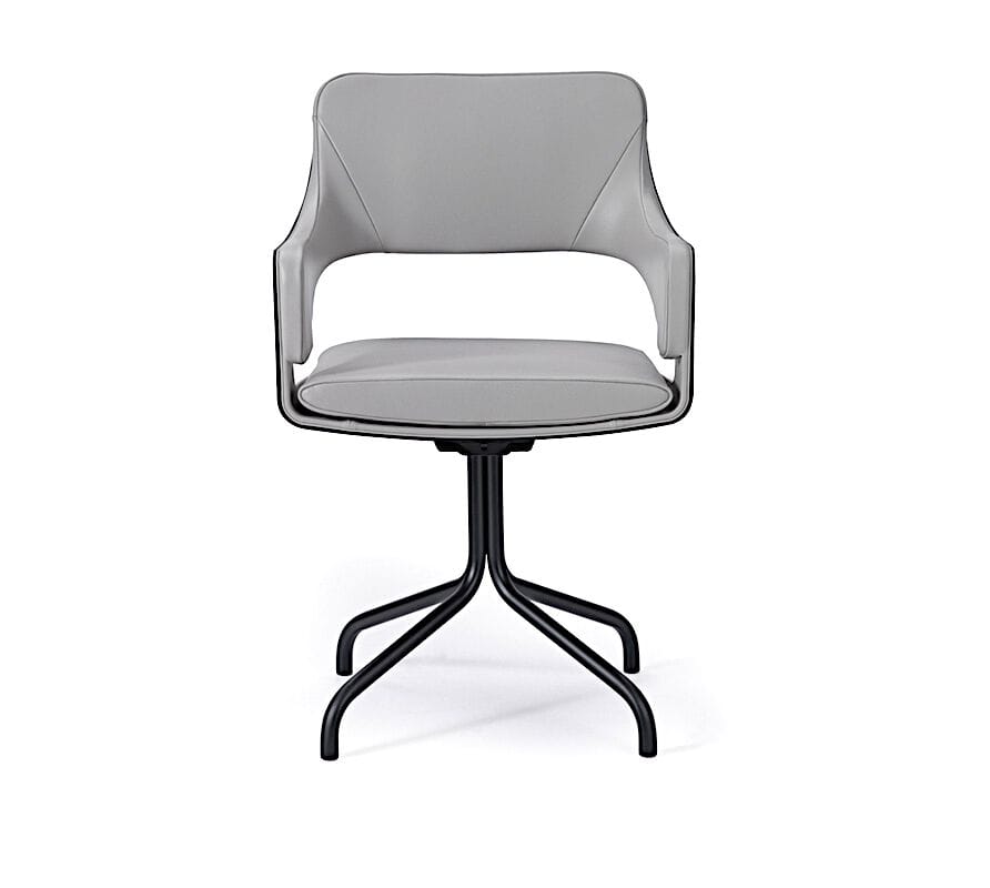 Кожаный стул с подлокотниками i 4 Mariani силуэт ARCH-00090835 - Вид №7