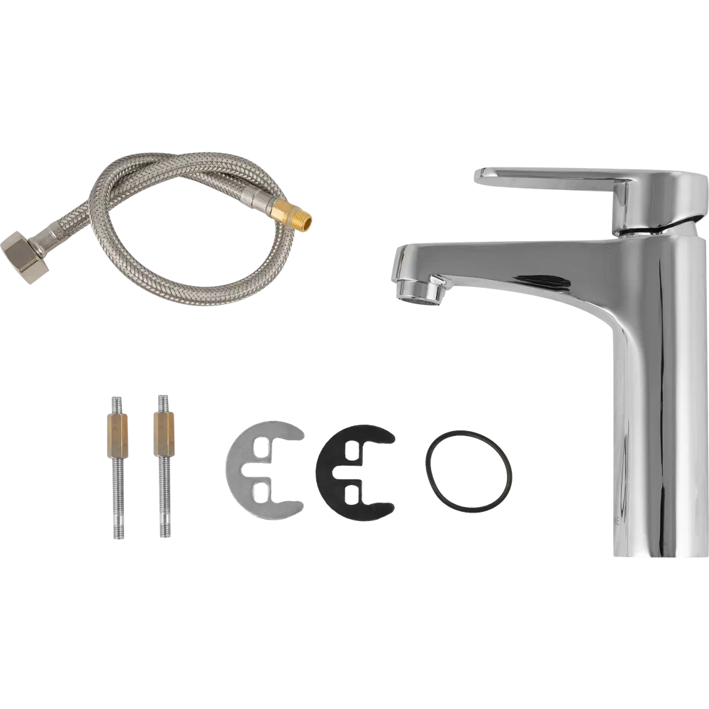 Смеситель для раковины Swedbe Neptune однорычажный цвет хром STLM-2075272 - Вид №2