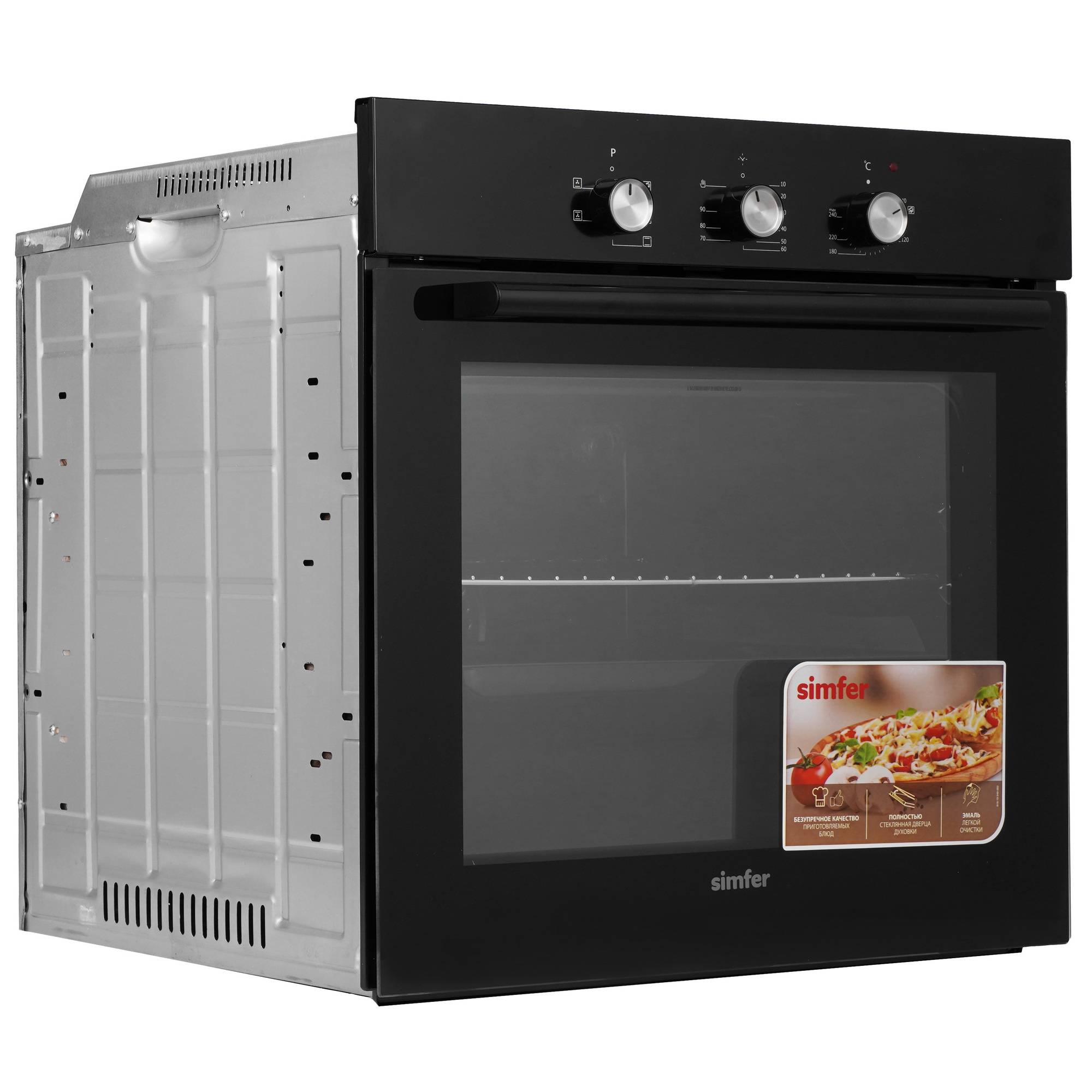 9280249 Духовой шкаф электрический Simfer B6EB16001 + Варочная поверхность индукционная Simfer H60I74S003 STDN-0022064 - Вид №2