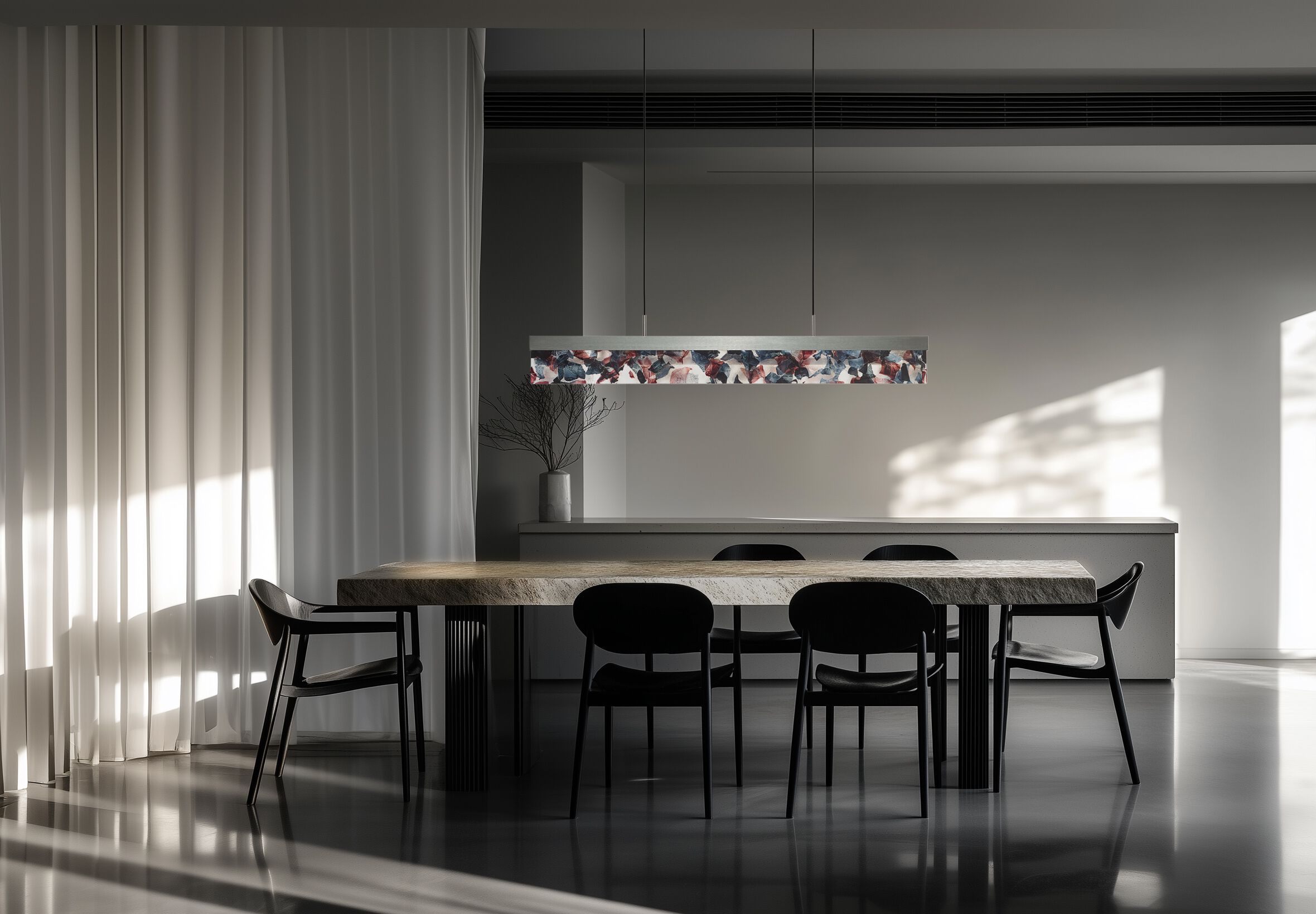 Стеклянный светодиодный подвесной светильник bomma Фрагменты ARCH-00106839 - Вид №5