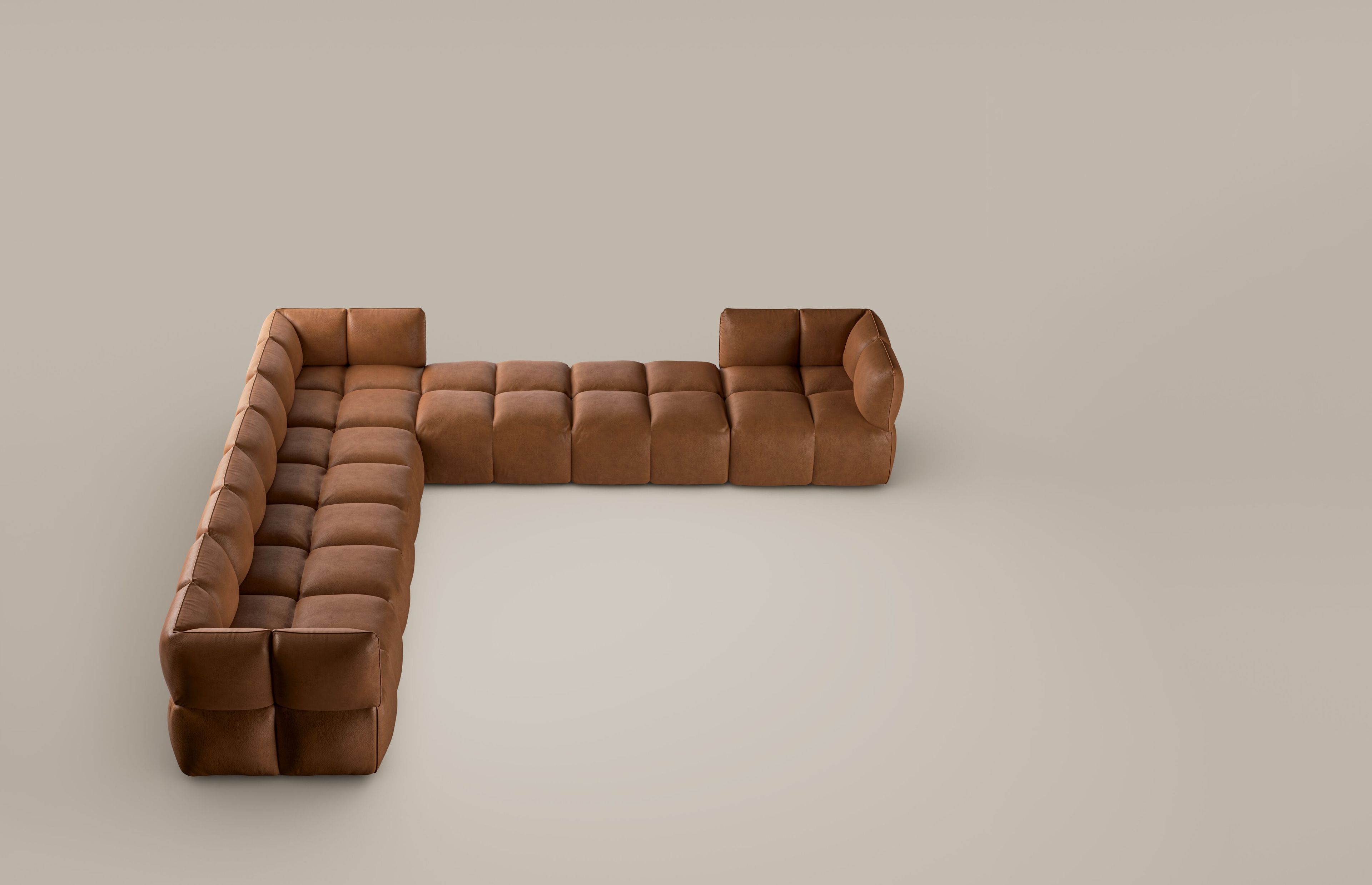 Кожаный модульный диван BONALDO Brik ARCH-00137692 - Вид №2
