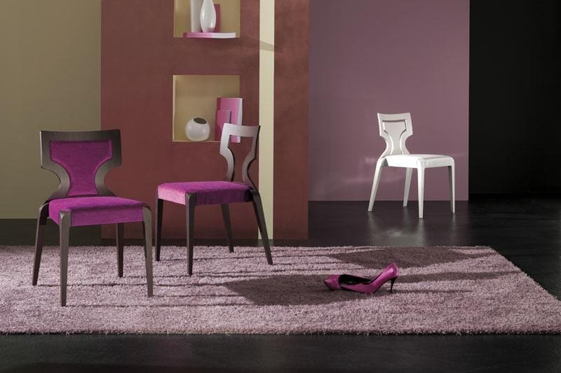 Штабелируемый стул из ткани Cizeta Sendy ARCH-00116001 - Вид №1