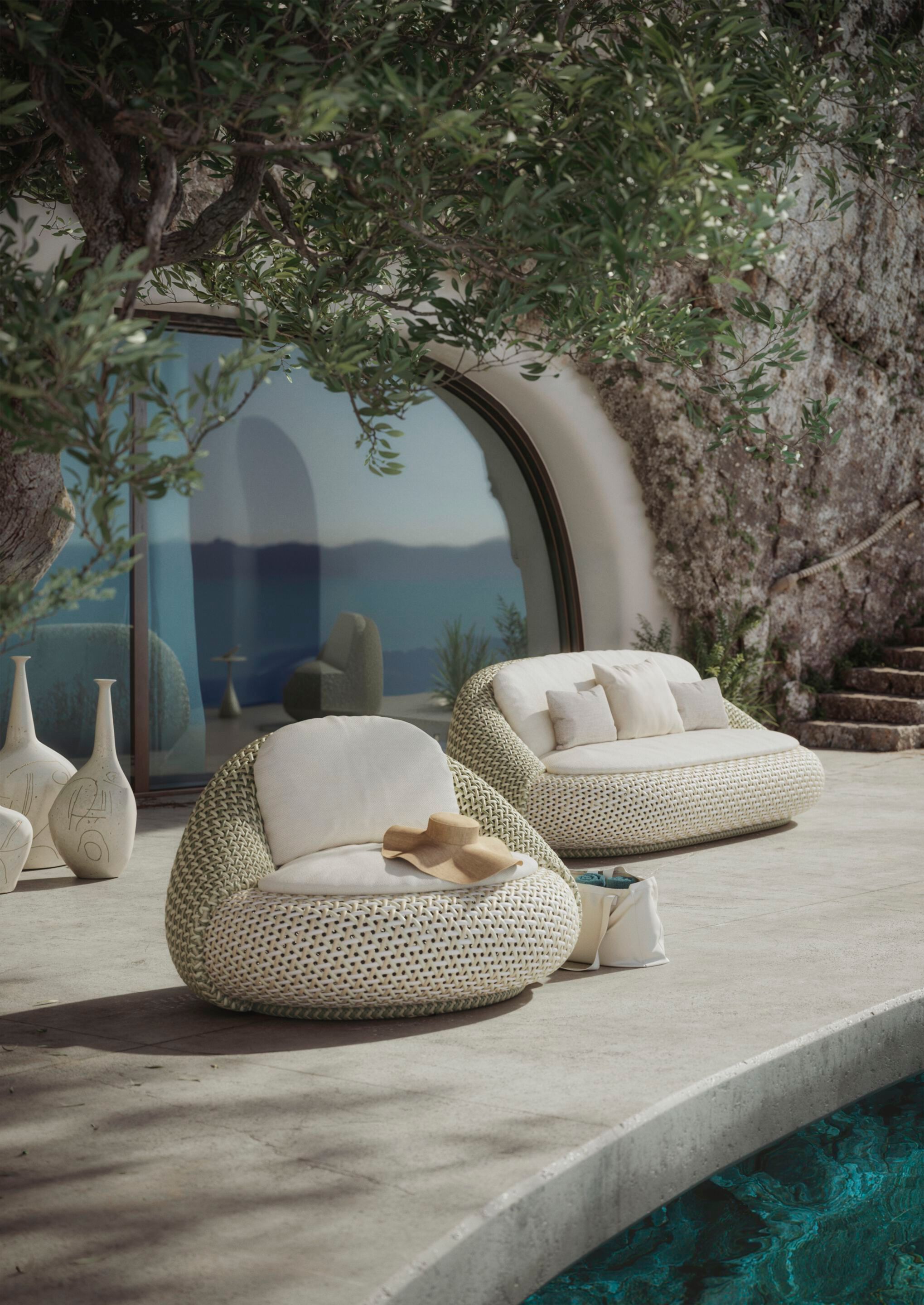 Садовое кресло из синтетического волокна DEDON ATOLO ARCH-00032226 - Вид №9