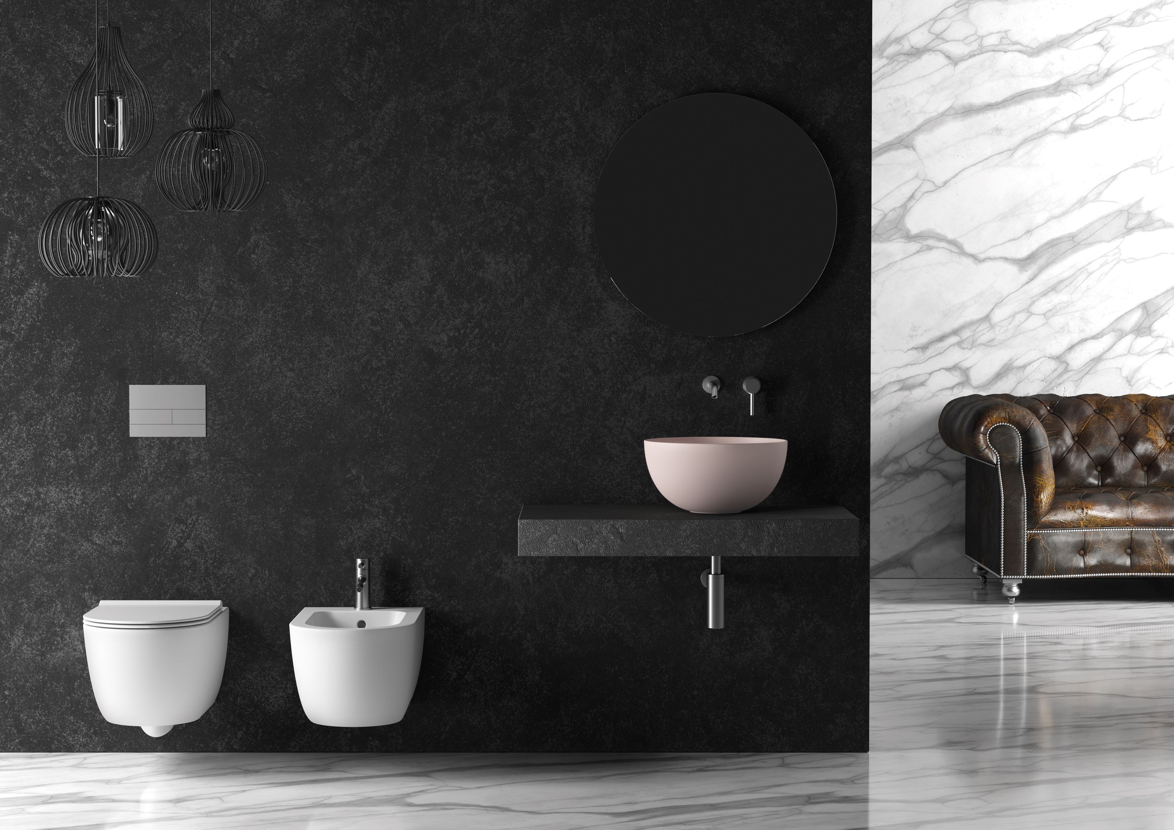 Керамическая круглая столешница Alice Ceramica уникальная ARCH-00034230 - Вид №10