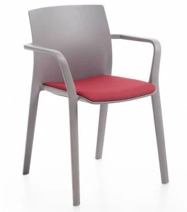 Kastel Штабелируемый стул с подлокотниками со встроенной подушкой