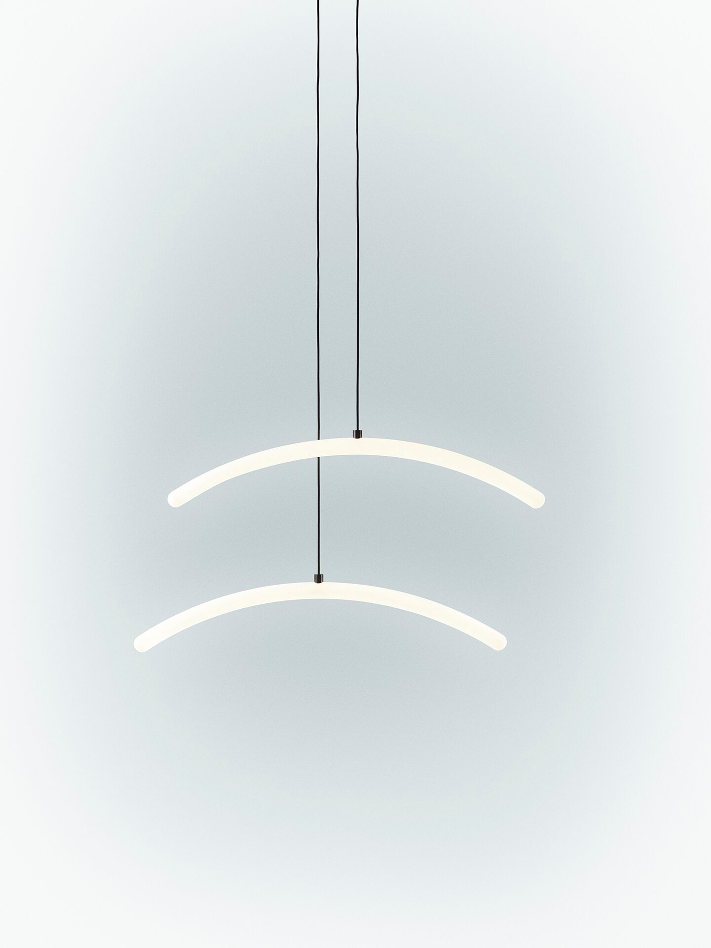 Стеклянный и стальной светодиодный подвесной светильник Pholc DREAM CATCHER ARCH-00107364 - Вид №8