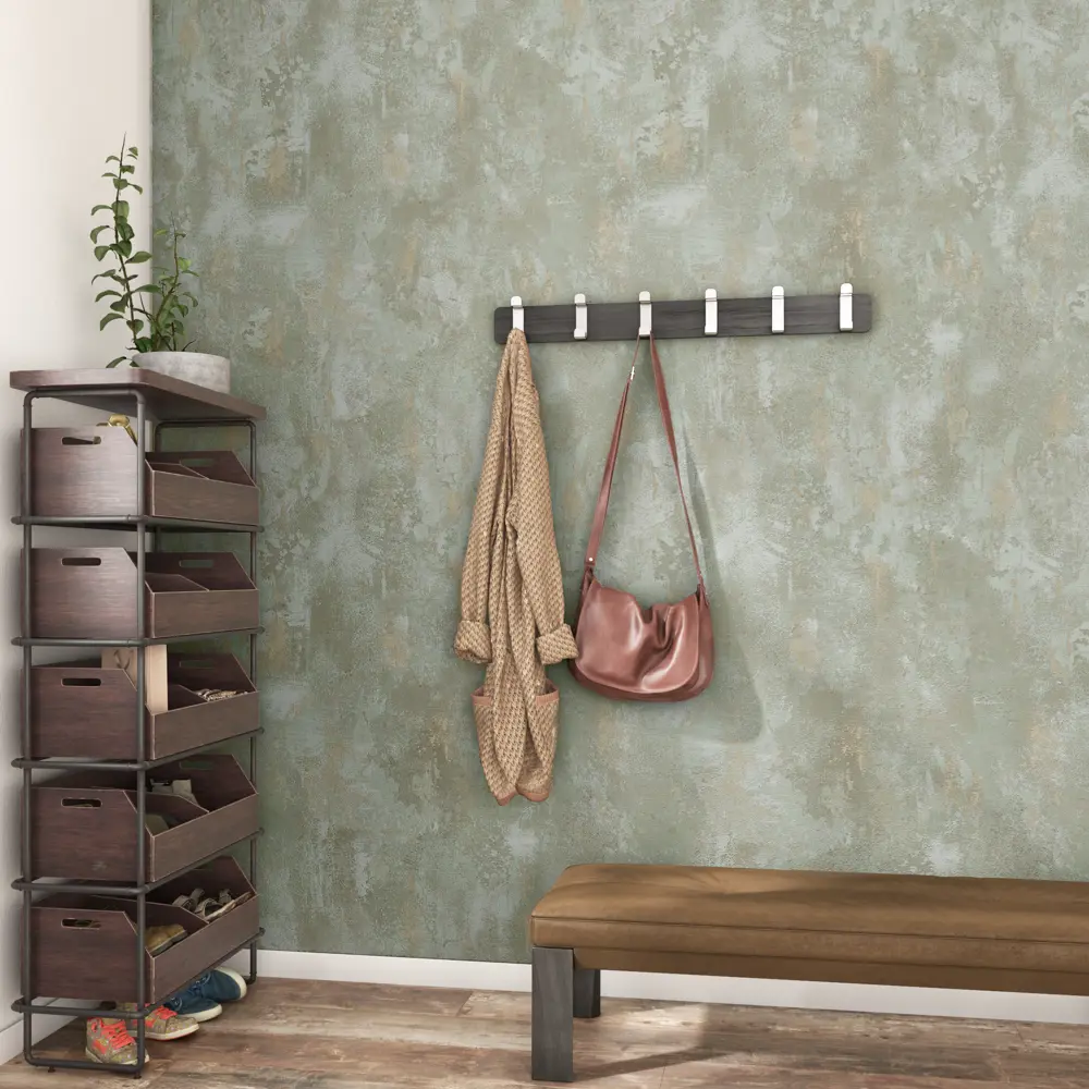 Обои флизелиновые Inspire Albert зелёные 0.53 м Sage 5 STLM-2025597 - Вид №4