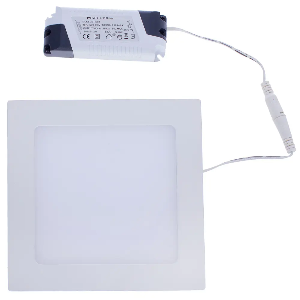 Панель светодиодная встраиваемая Fueva 3000K 170х170 мм Eglo STLM-2025030 - Вид №3