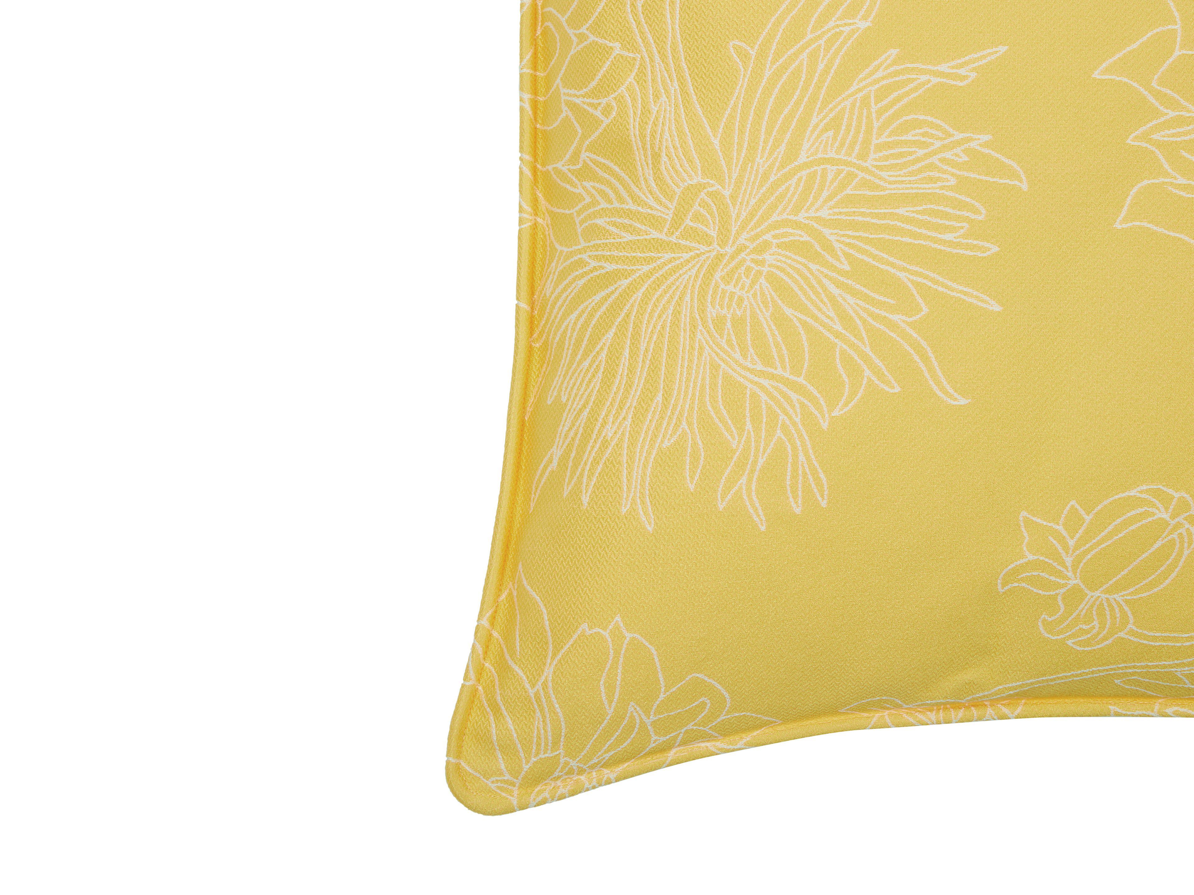 Квадратная подушка из ткани с цветочным рисунком K-3 Hana Pop ARCH-00029151 - Вид №3