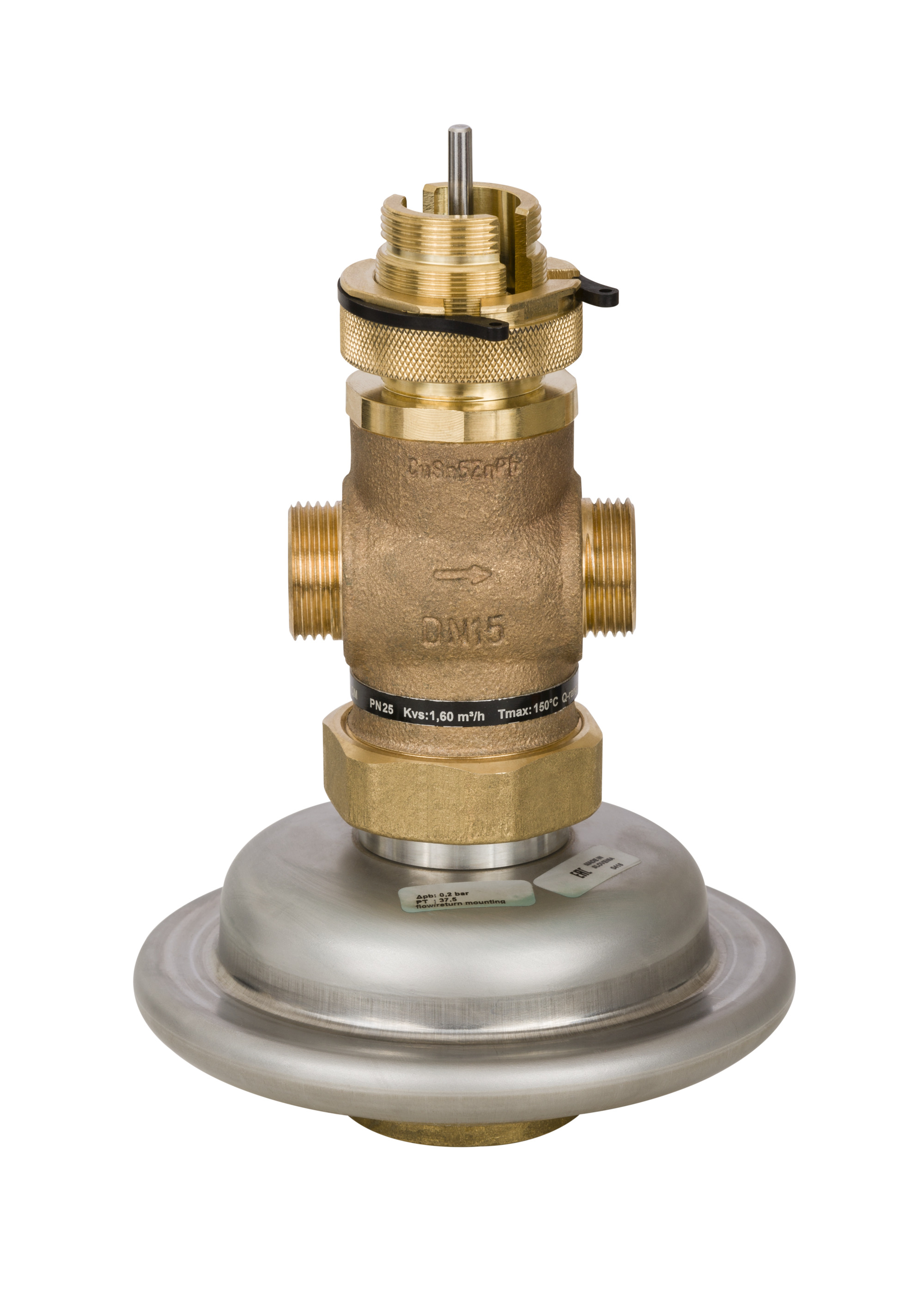 Danfoss Клапан регулирующий комбинированный AVQM с наружной резьбой или фланцевый Комб. р-рAVQM PN16 32/10//0,2/резьб. 003H6740  - Вид №26