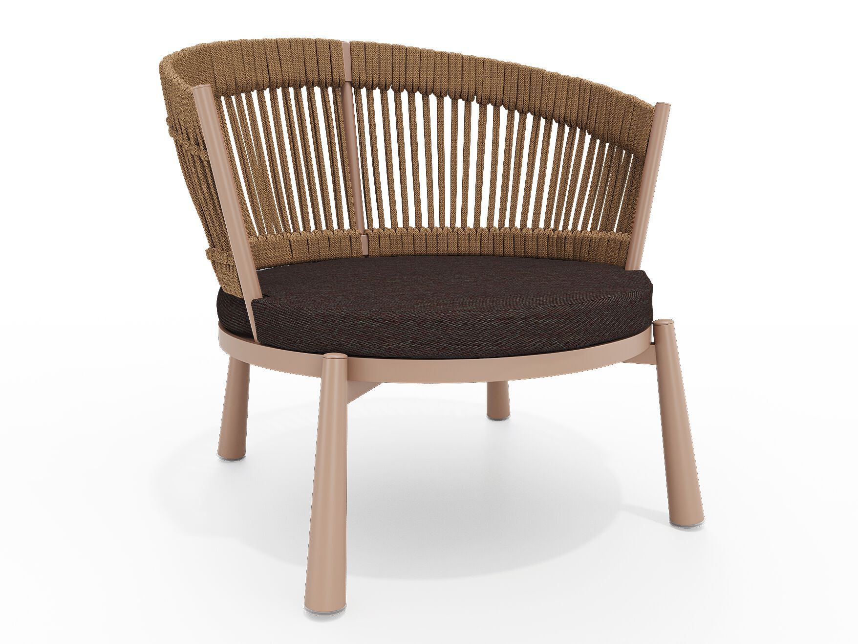 Веревочное и алюминиевое садовое кресло YAAZ Черепаха ARCH-00141058 - Вид №3