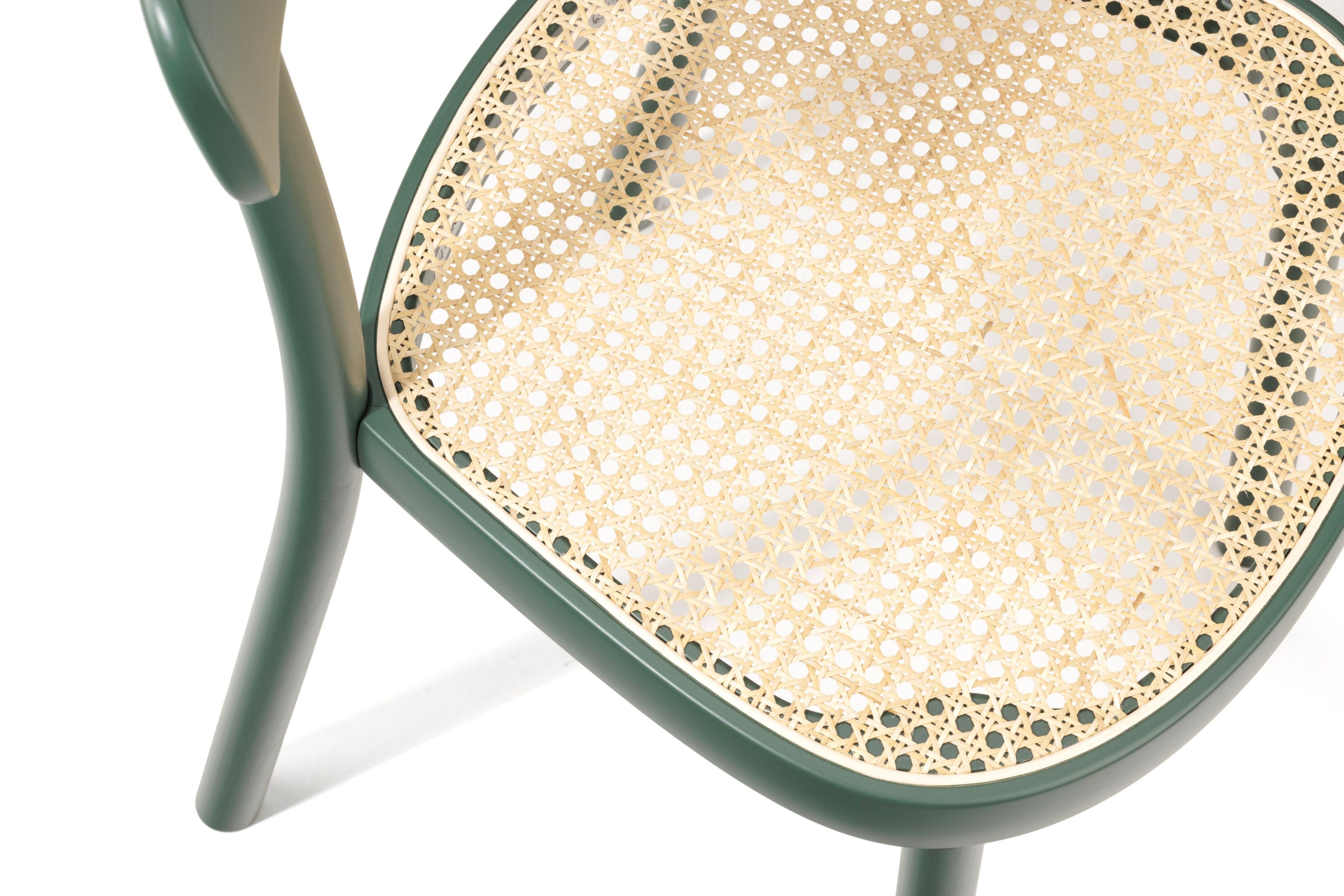 Стул из Бука с сиденьем из Венской соломы TON La Zitta ARCH-00047304 - Вид №8